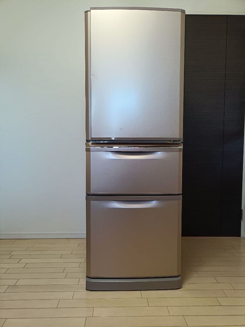 三菱ノンフロン冷凍冷蔵庫MR-C34D-P形　2018年製 MR-C34D-P 冷蔵庫 Cシリーズ シャンパンピンク [335L /3ドア /右開き