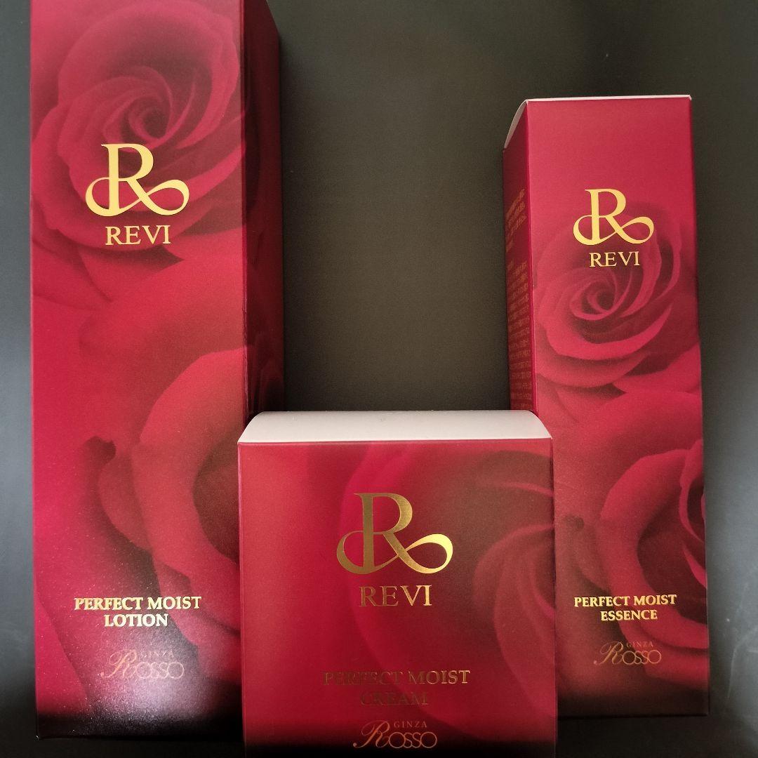 REVI モイストローション・モイストクリーム・モイストエッセンス REVI化粧水｜REVIクリーム｜パーフェクトモイストローションと