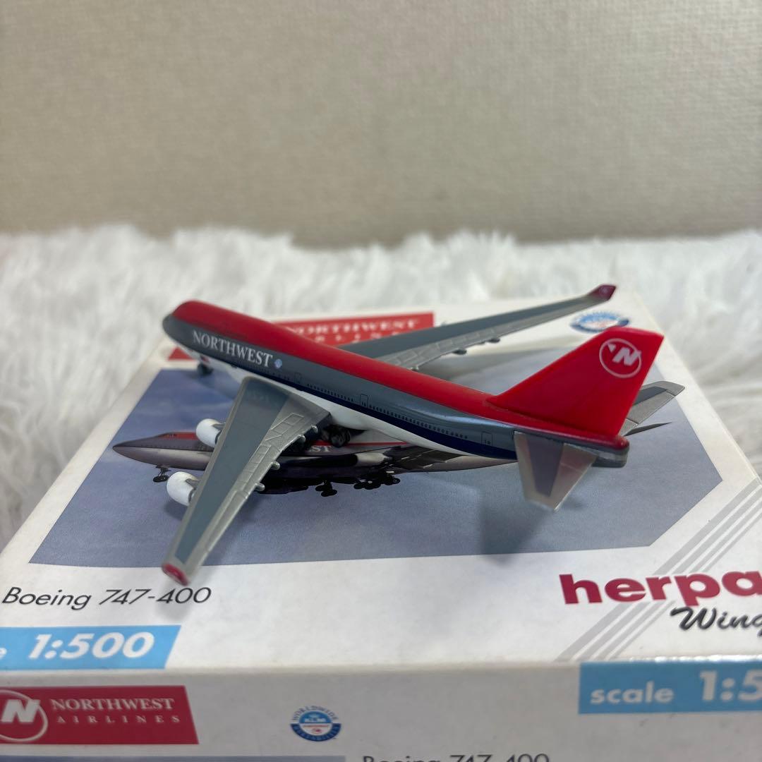 中古】Northwest Boeing 747-400 1:500 - メルカリ