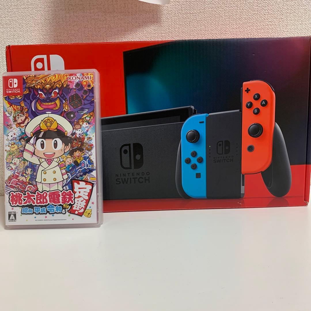 超美品✨　任天堂switch＋ソフト付…桃鉄　動作確認済み Nintendo Switchソフト】桃太郎電鉄ワールド ～地球は希望でまわってる