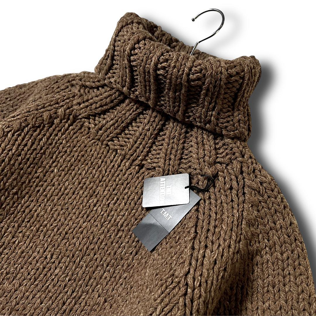 M 定価4.9万 TMT ウール100％ タートルネック ニット セーター 新品
