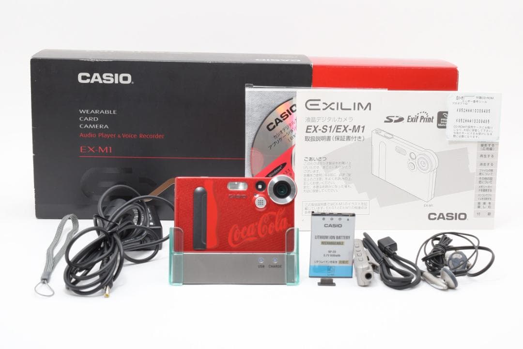 【完動品】希少品 CASIO EX-M1 Coca-Colaモデル非売品 希少・完動品】CASIO EXILIM EX-M1 コカ・コーラ限定モデル｜純正＋