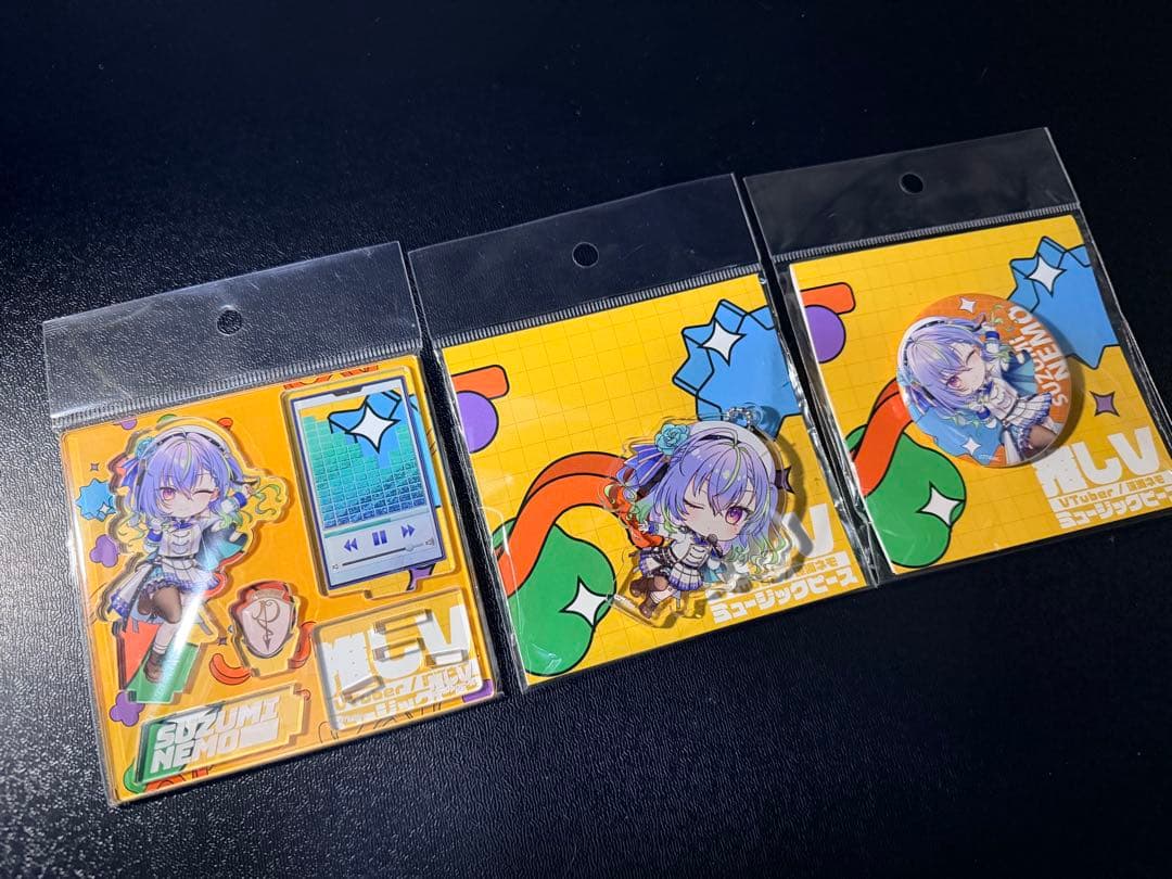 涼海ネモ　推しV アクリルスタンド　アクリルキーホルダー　缶バッジ　セット売り 2026年最新】涼海ネモの人気アイテム - メルカリ