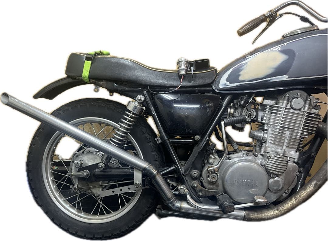sr400 かち上げマフラー スリップオン チョッパー ボバー 1jr ヤマハ