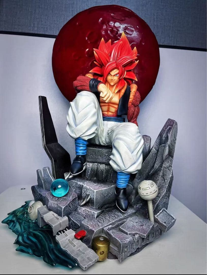 ドラゴンボール ゴジータ ガレージキット ガレキ スタチュー①② ドラゴンボールガレージキットスーパーサイヤ人4ゴジータスタチュー