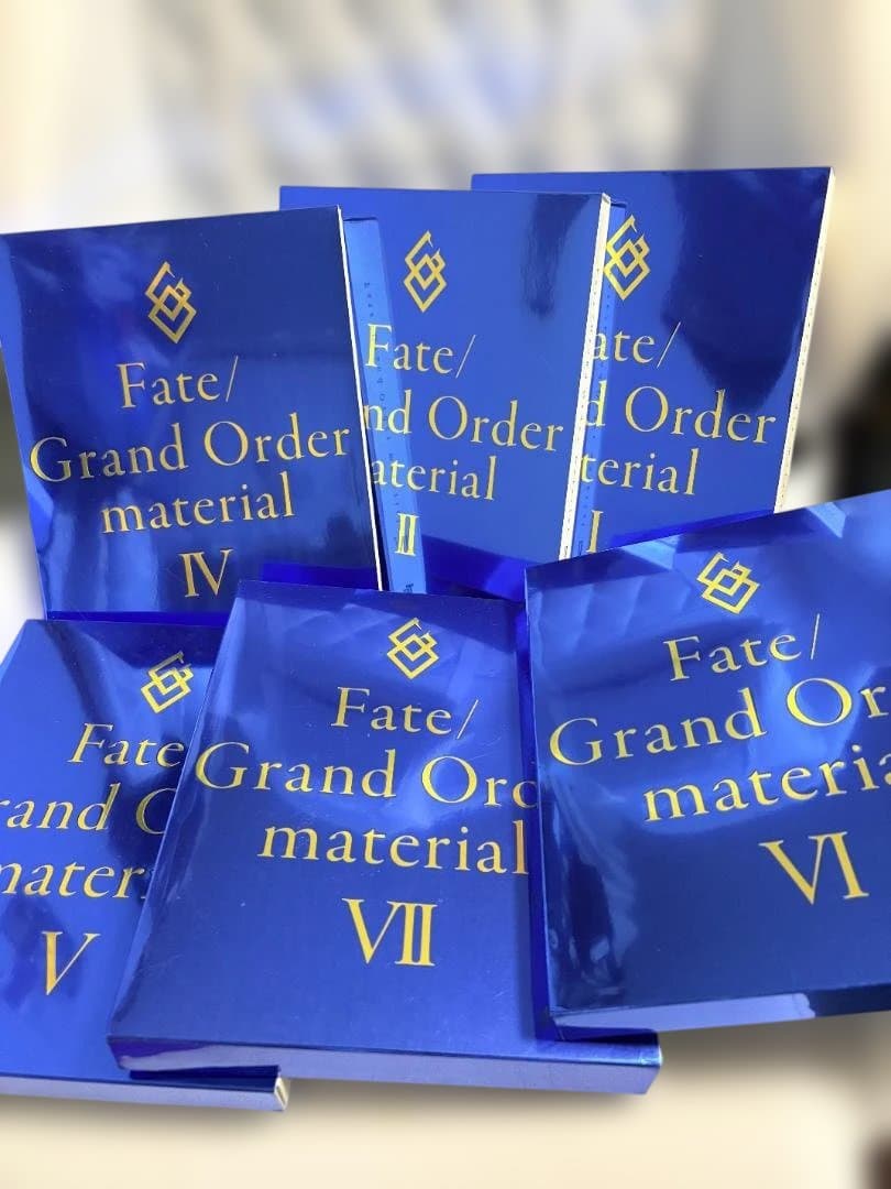 Fate/Grand Order material ６冊　まとめ売り Fate/Grand Order material Ⅰ〜Ⅵ - メルカリ