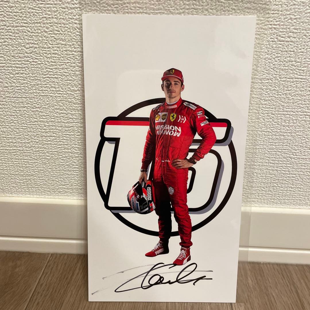 F1直筆サイン入り Ferrari セバスチャン・ベッテル＆シャルル