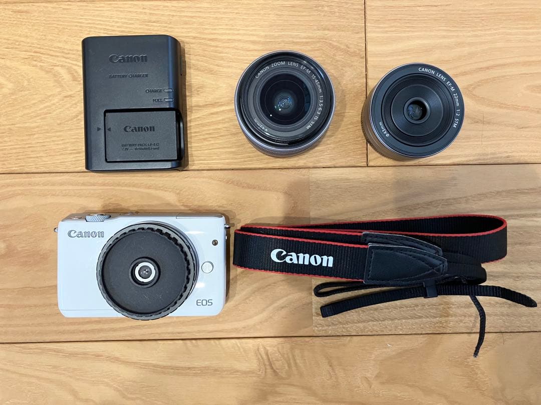 Canon EOS M10 ホワイト レンズ2本付き レンタル] CANON EOS Kiss M2 ダブルズームキット ミラーレス一眼