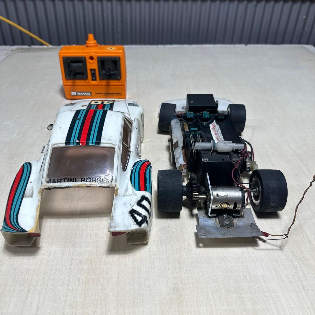 昭和レトロ サンワ チャンピオンシリーズ ラジコンカー ポルシェ 935