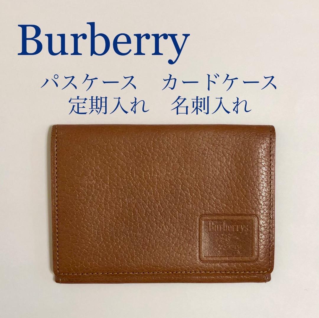 Burberry バーバリー パスケース カードケース ブラウン - メルカリ