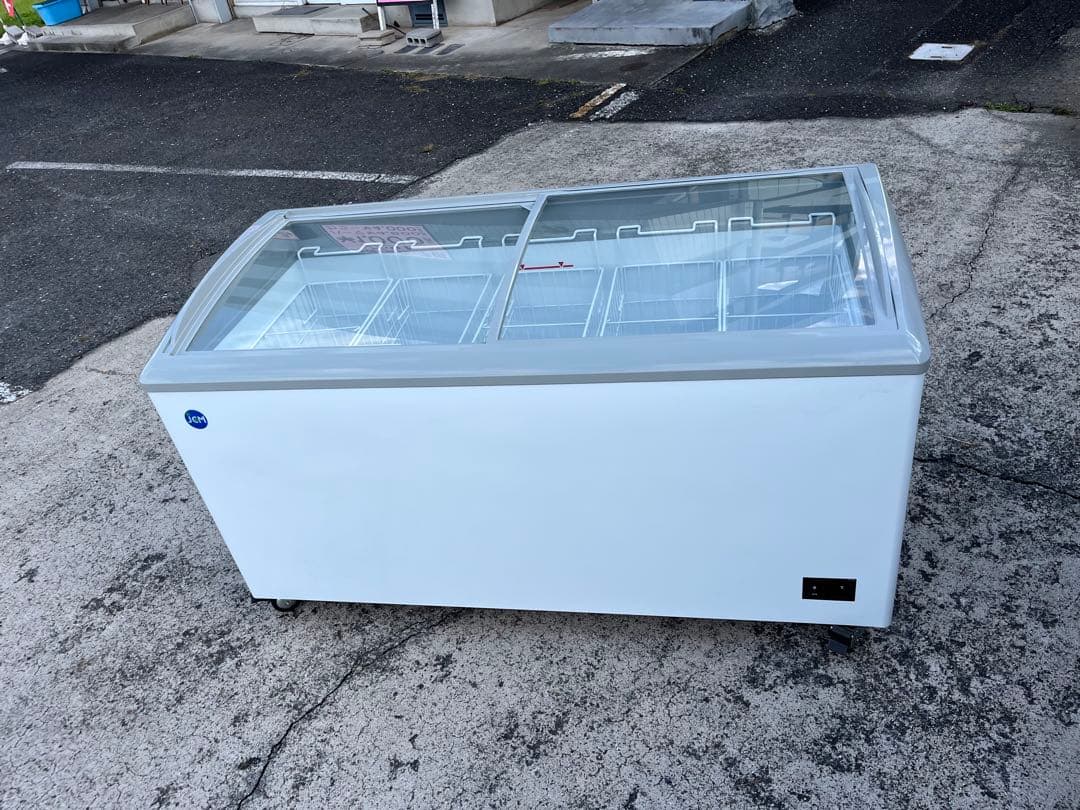 ②愛知岐阜/送料込★業務用330L冷凍ショーケース【JCMCS-330L】23年 JCMCS-330 業務用 冷凍ショーケース(ラウンド扉) ジェーシーエム 容量