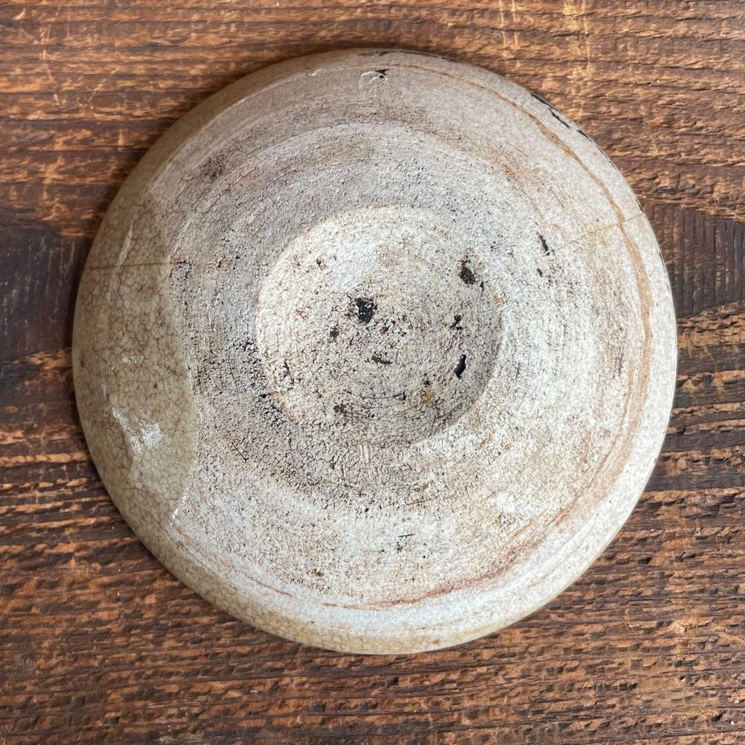 江戸時代 古瀬戸 小皿 平皿 平盃 骨董 古美術 アンティーク 古美濃 古