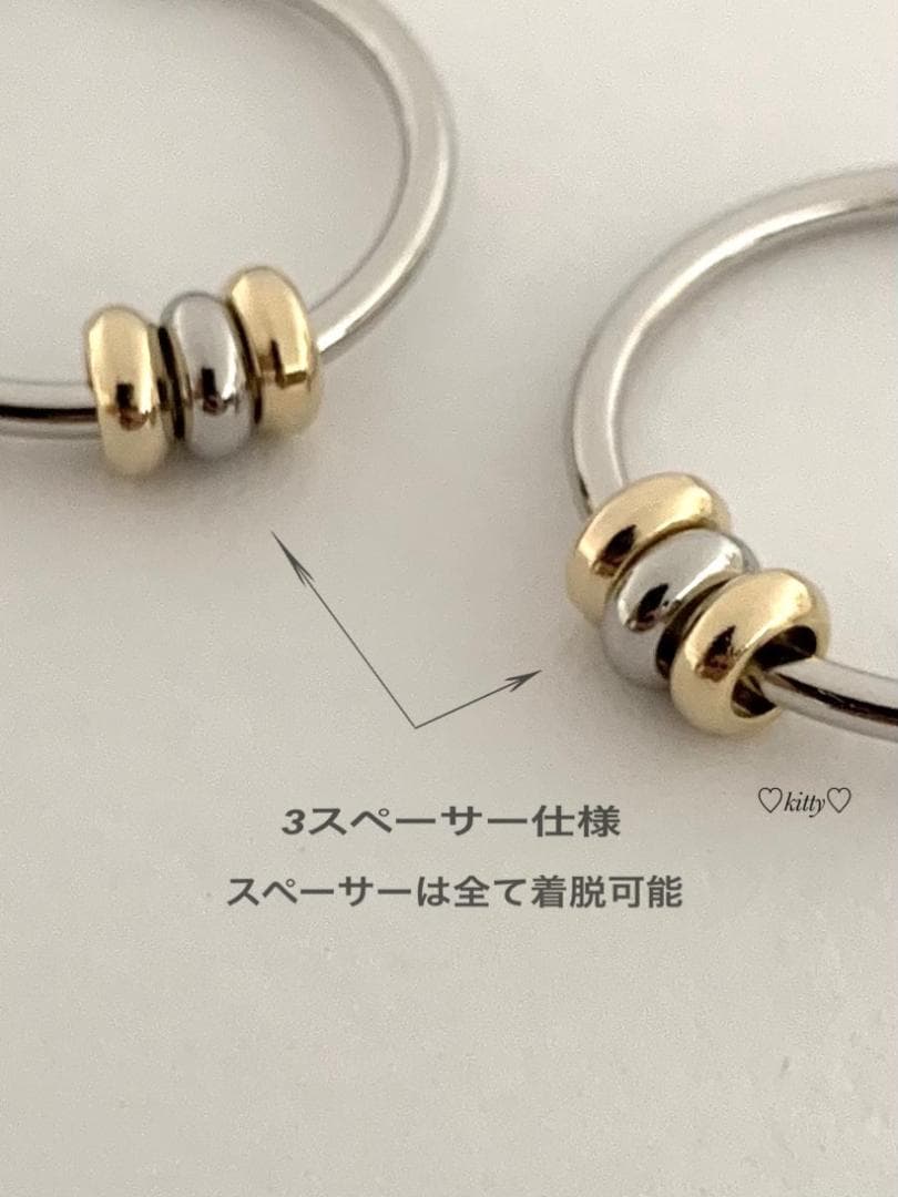 ミックスピアス5 22mm】コムドット やまと フープピアス a18 - メルカリ