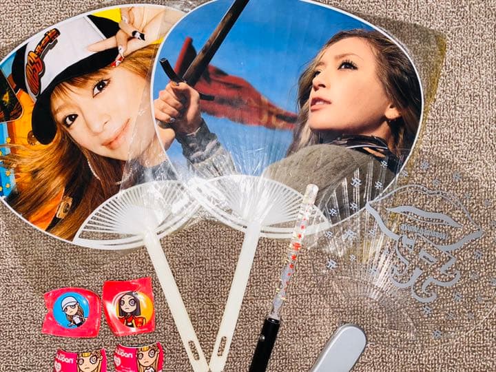 浜崎あゆみ Liveグッズ うちわ ペンライト - メルカリ