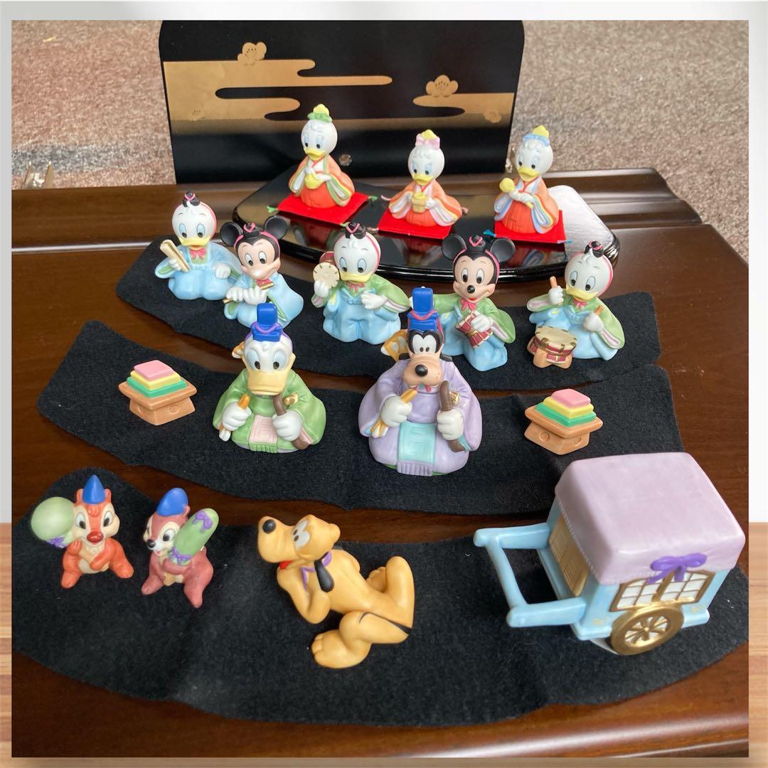 希少・美品】ディズニー 雛人形 五段飾り ガラスケース、箱付き - メルカリ