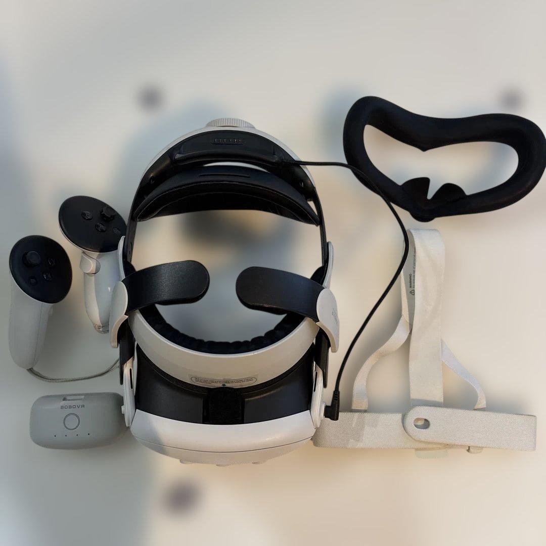 動作確認済  Quest 3 128gb + BOBOVR M3 Pro BOBOVR M3 PRO Battery Strap compatible with Oculus Quest 3
