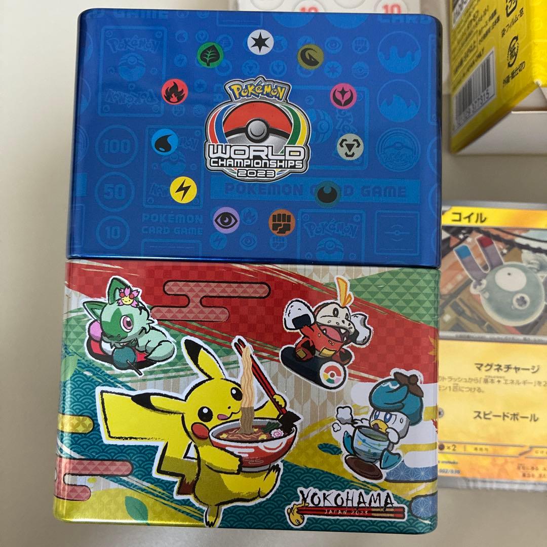ポケモンWCS2023横浜 記念デッキ ピカチュウプロモなし 4BOX - メルカリ