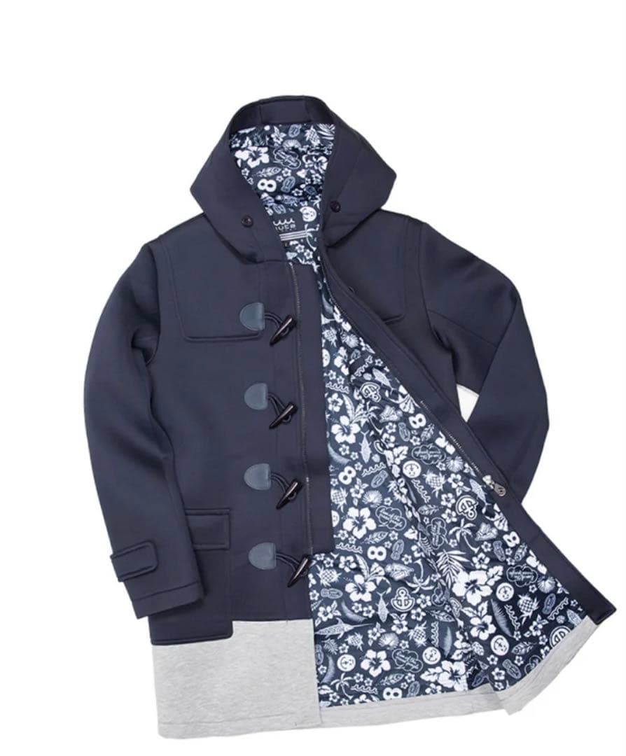 【新品未使用】muta ボンディングダッフルコート　サイズ6 定価66,000円 muta】ボンディングダッフルコート L（グレー）MMAX-180509