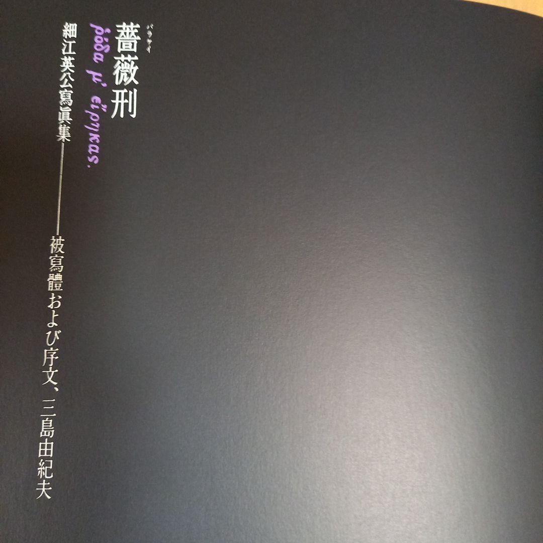 細江英公先生撮影 三島由起夫先生被写体 復刻版‼️写真集 薔薇刑 500部