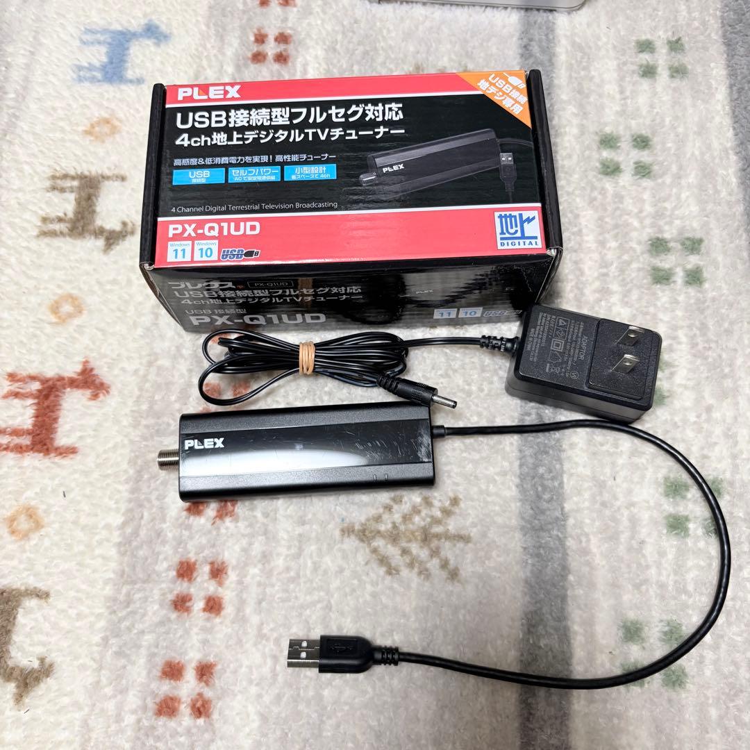PLEX PX-Q1UD USB接続型4ch デジタル TVチューナー PLEX USB接続型フルセグ対応4ch地上デジタルTVチューナー PX-Q1UD 代引