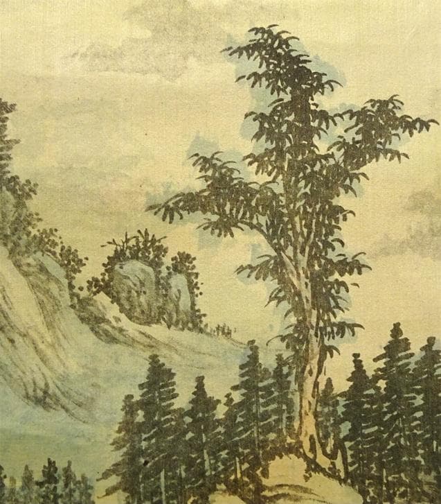 大幅掛軸 田中翠堂『彩色山水』絹本 肉筆 共箱付 掛け軸 g04159 - メルカリ