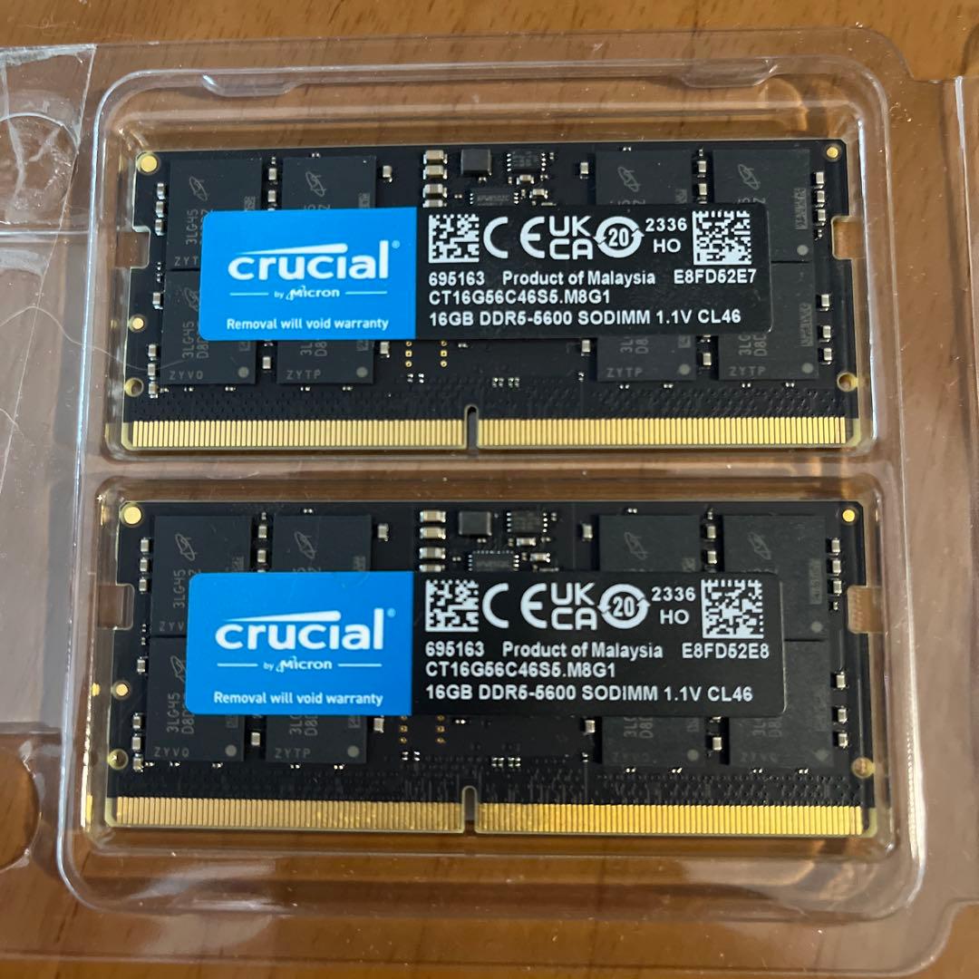 メモリー Crucial DDR5-5600 32GB (16GB x 2) Crucial 32GB (2x 16GB) DDR5 5600MHz memory kit review | PC Gamer