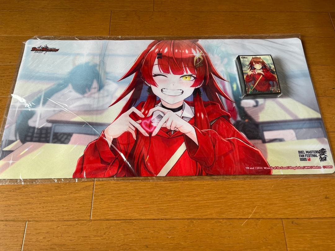 【新品未開封】真久間メガ　スリーブ　プレイマットセット デュエマ 真久間メガ プレイマット スリーブ 真久間メガ プレイマット