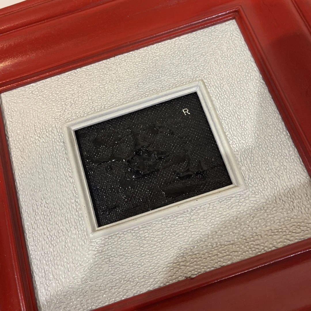 アート 骨董市で購入 アンティーク 額縁 レトロ モダン ミッド