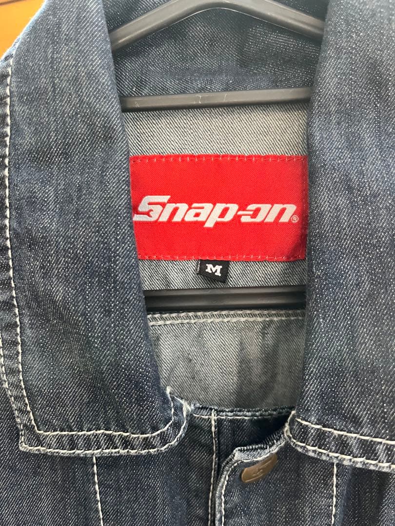 Snap-on スナップオン デニムオーバーオール つなぎ アメカジ ワーク