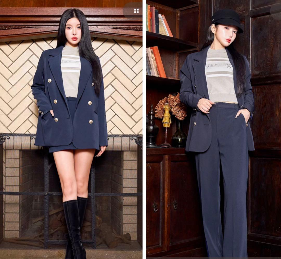 Darich オータムカラージャケット ゴールドボタン 紺ブレ ダーリッチ