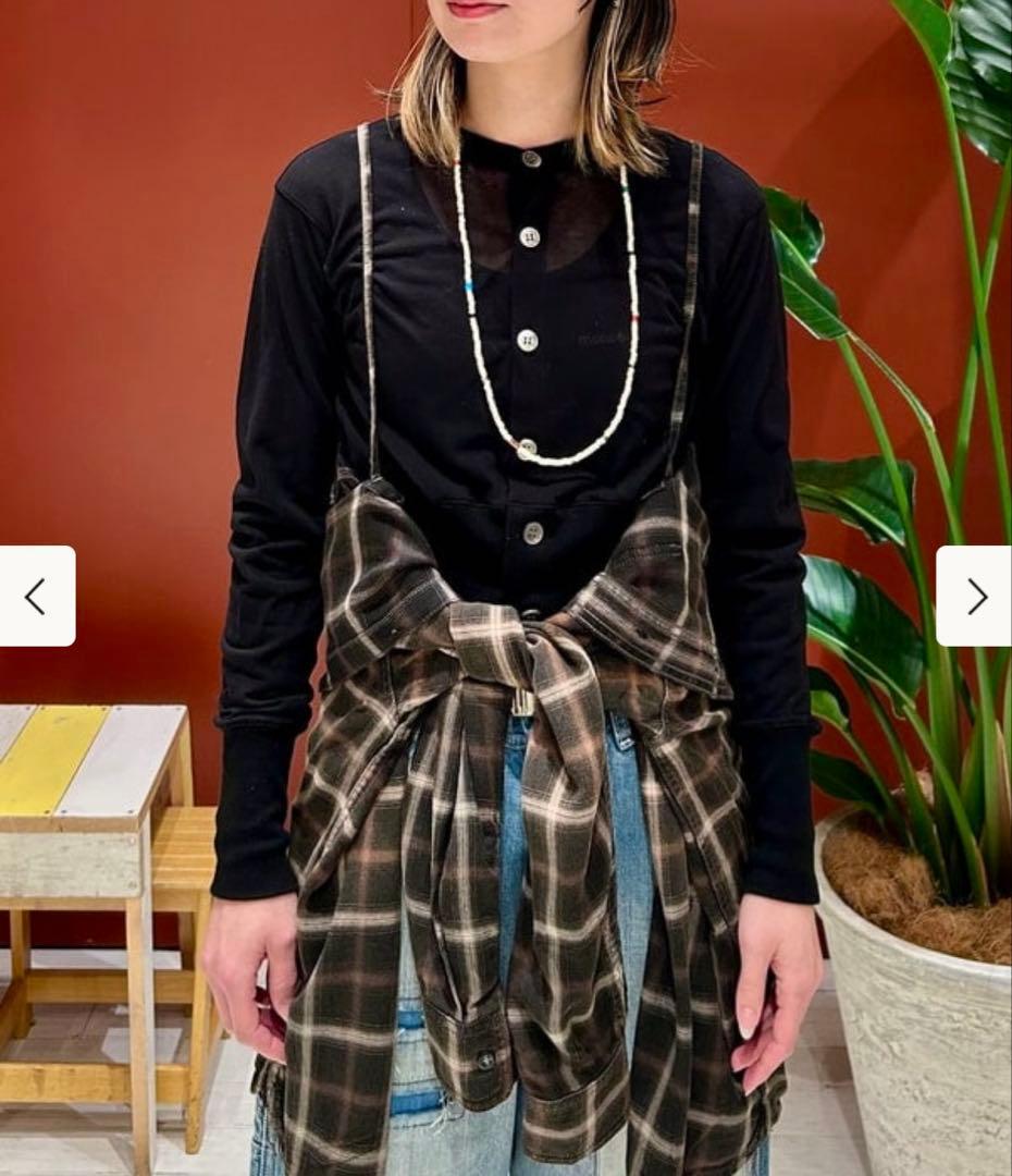 25ss maturelyレーヨンブリーチチェックシャツ - メルカリ