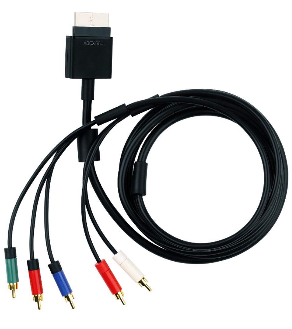 [新品未開封] xbox360 コンポーネントケーブル XBOX360 純正S端子付AVケーブル : ジーテイクドットコム - 通販