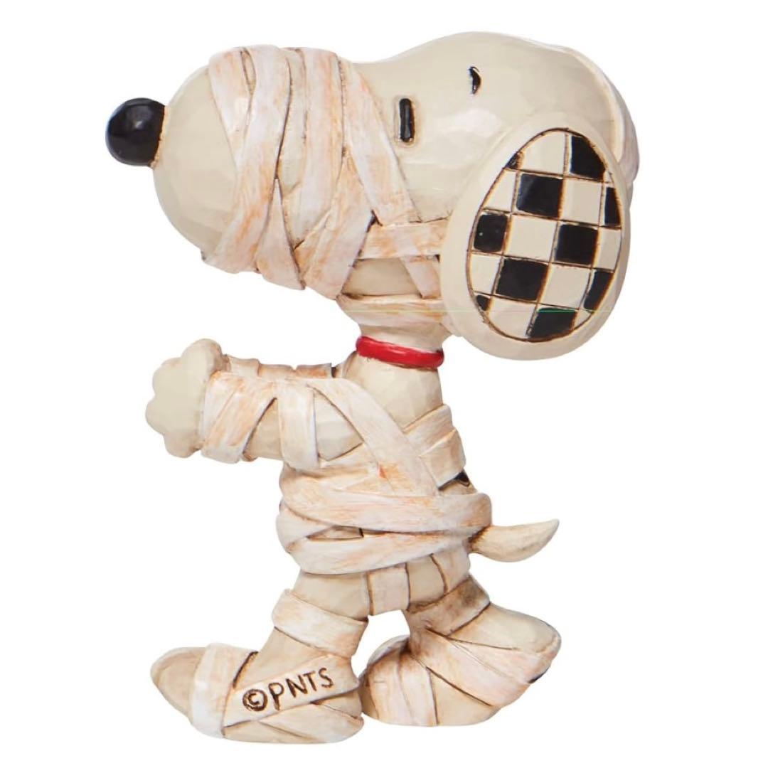 スヌーピー ジムショアJIM SHORE ミイラ フィギュア ハロウィン JIM SHORE PEANUTS スヌーピー Snoopy Mummy mini ミイラ男 置き物