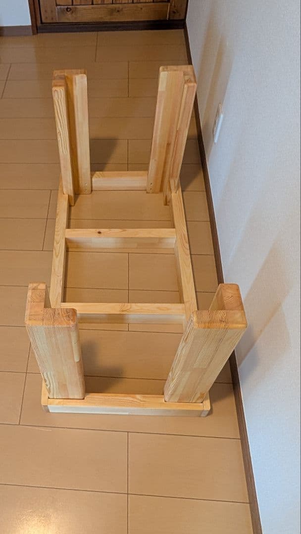 アカシア集成材15ミリ幅90縦45奥行45全面アクリル板仕様 蜜蝋オイル