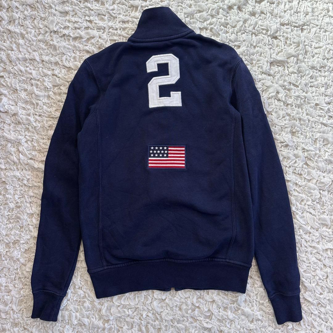 ラルフローレン USAフラッグ ビッグポニージップアップパーカー - メルカリ