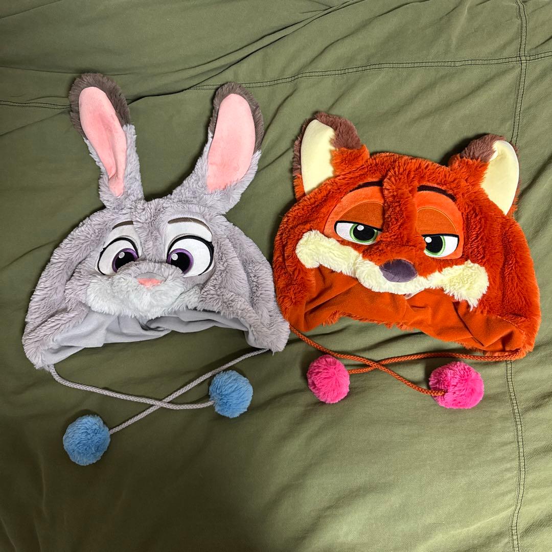 ズートピア ファンキャップ 2点セット ニック ジュディ - メルカリ