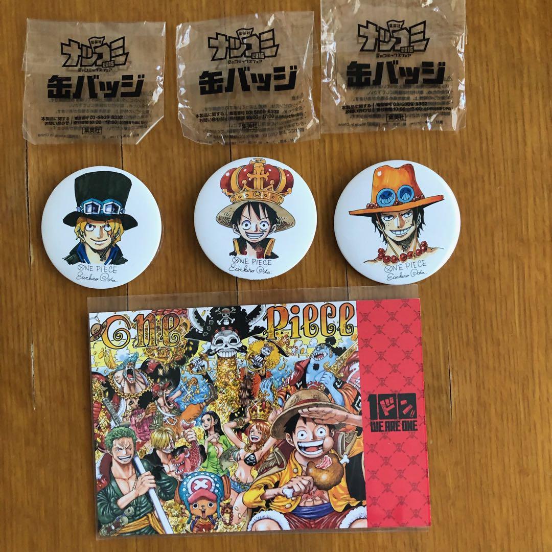 ONEPIECE ワンピース 缶バッジ ナツコミ 2015 ポストカード - メルカリ