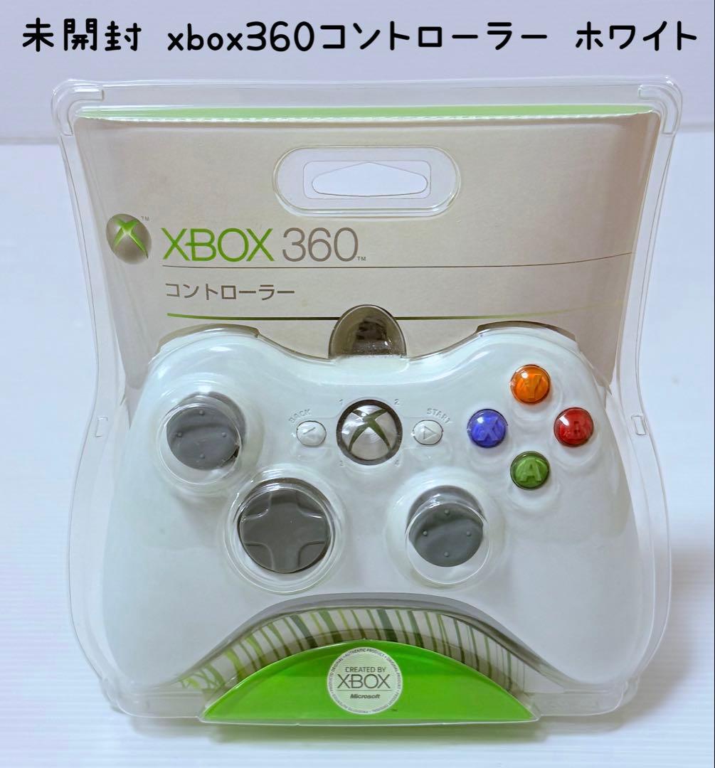 希少 未開封 Microsoft XBOX 360 コントローラー ホワイト - メルカリ