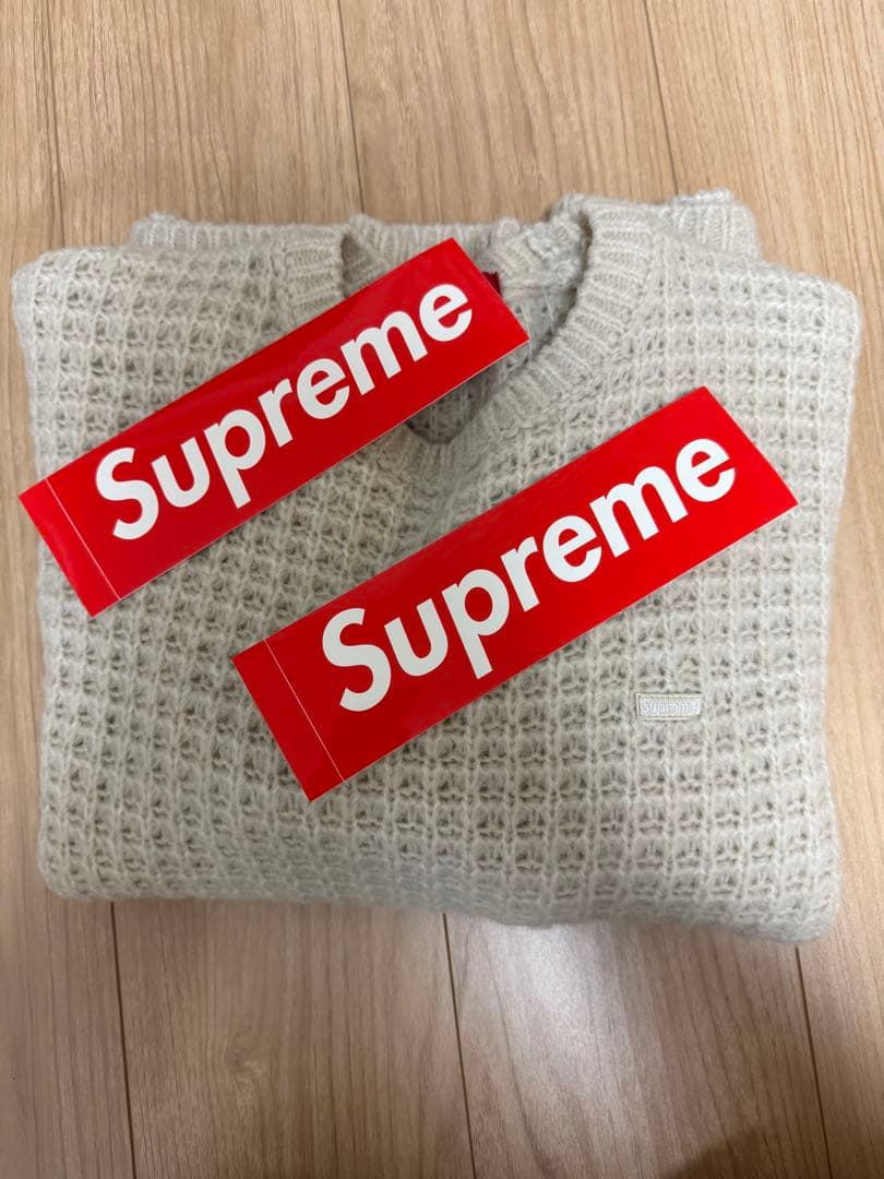 M】Supreme Small Box Waffle Sweater 25FW - メルカリ