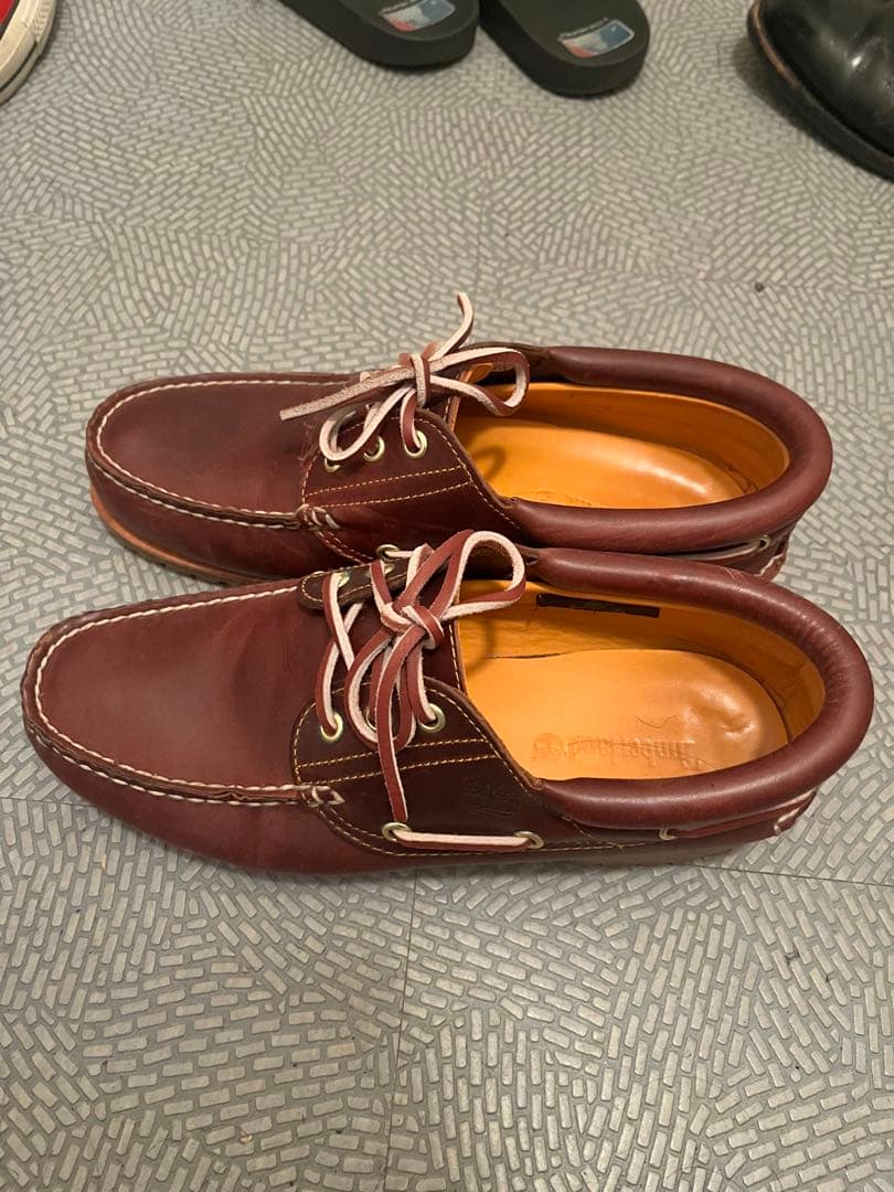 Timberland 3eye 26cm ローファー バーガンディ 定番】スリーアイ(3eye) クラシックラグ メンズ ｜【Timberland公式