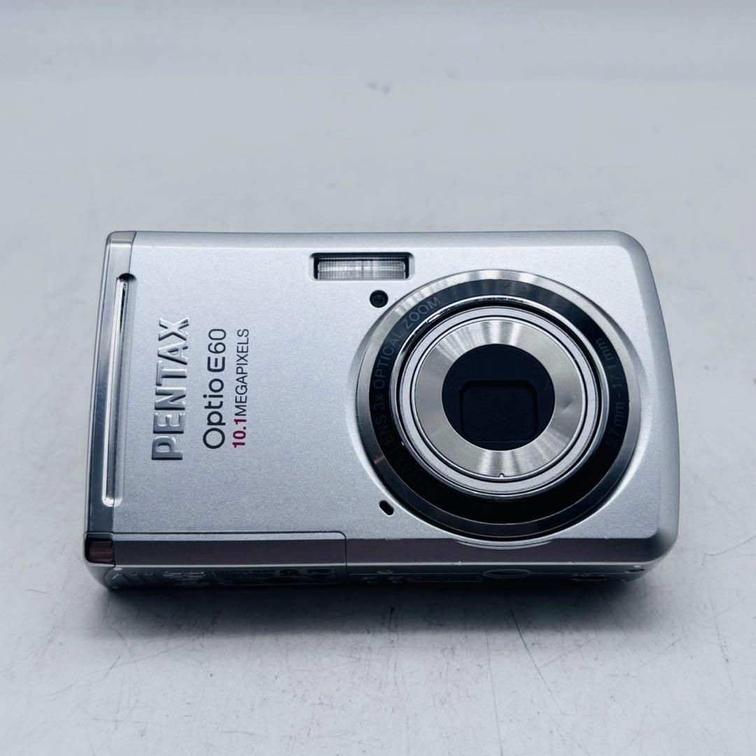 【美品動作確認済み】PENTAX Optio E60 単三電池 動作確認済✨PENTAX Optio E60✨スマホ転送OK 単三電池 可愛い