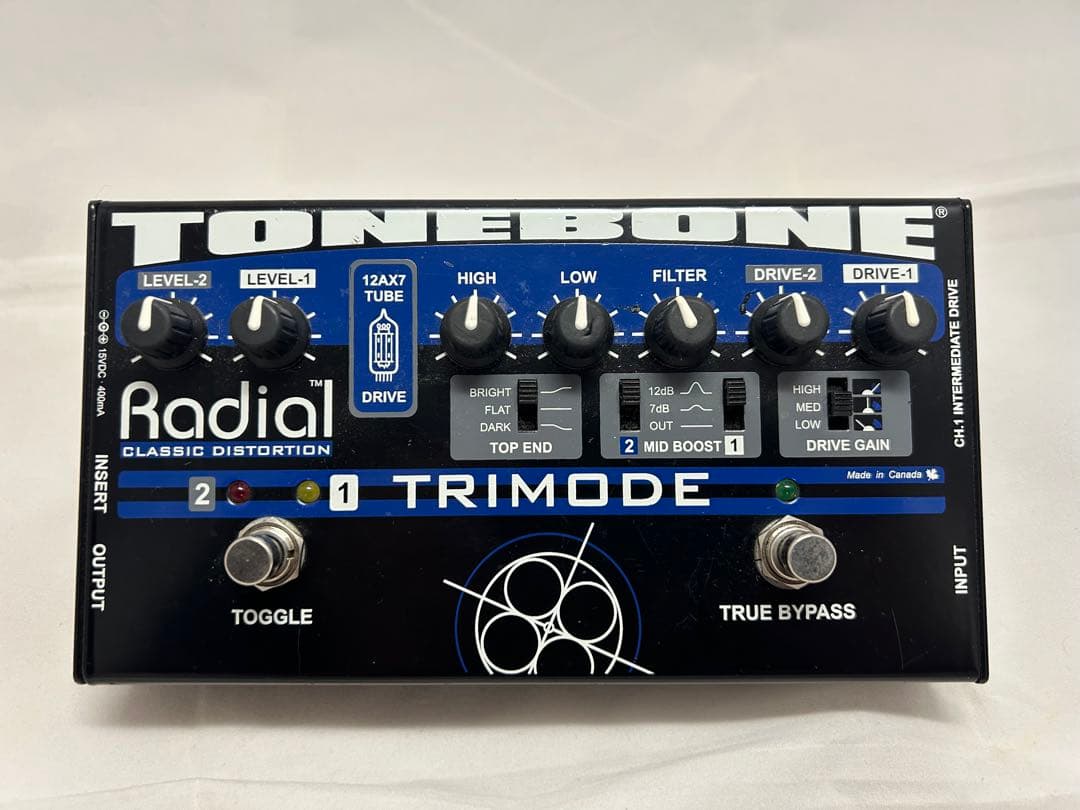 Radial TONEBONE TRIMODE 2CH真空管ディストーション Amazon | Radial ラジアル 2CH真空管ディストーション Tonebone
