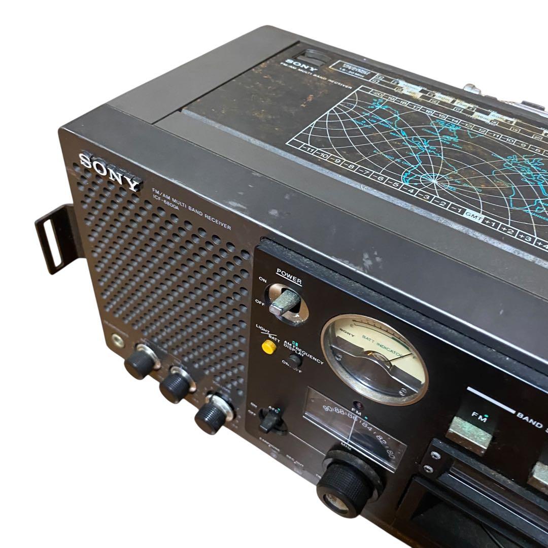 ジャンク】SONY ICF-6800A ラジオ バントレシーバー 昭和 レトロ