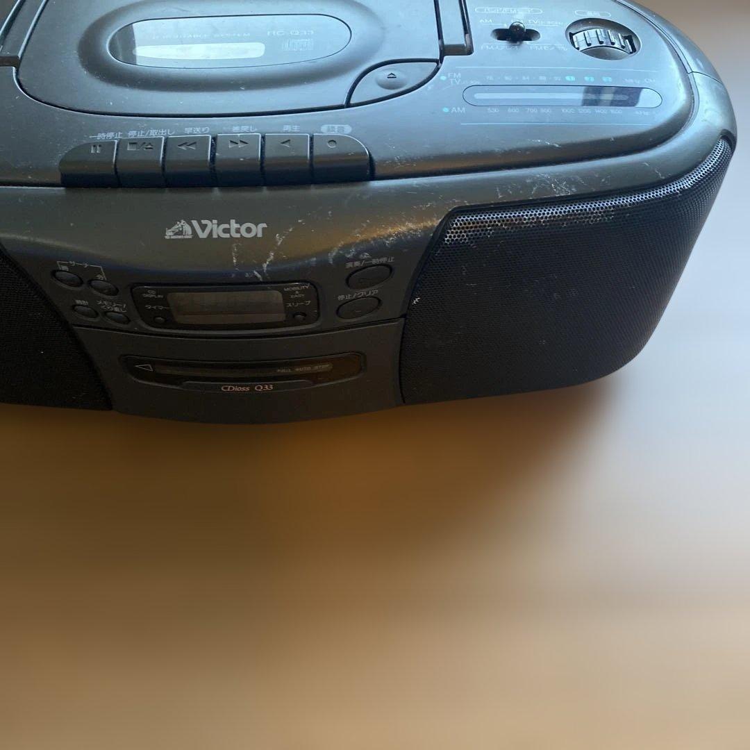 送料無料】Victor CDラジカセ RC-Q33 - メルカリ