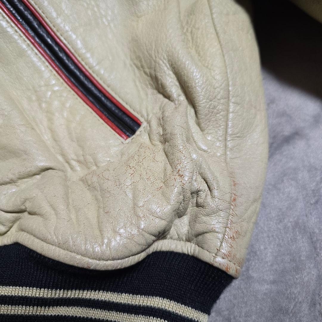 ら*き様 【Harley Davidson レザースタジャン スタッズ 】羊革 - メルカリ