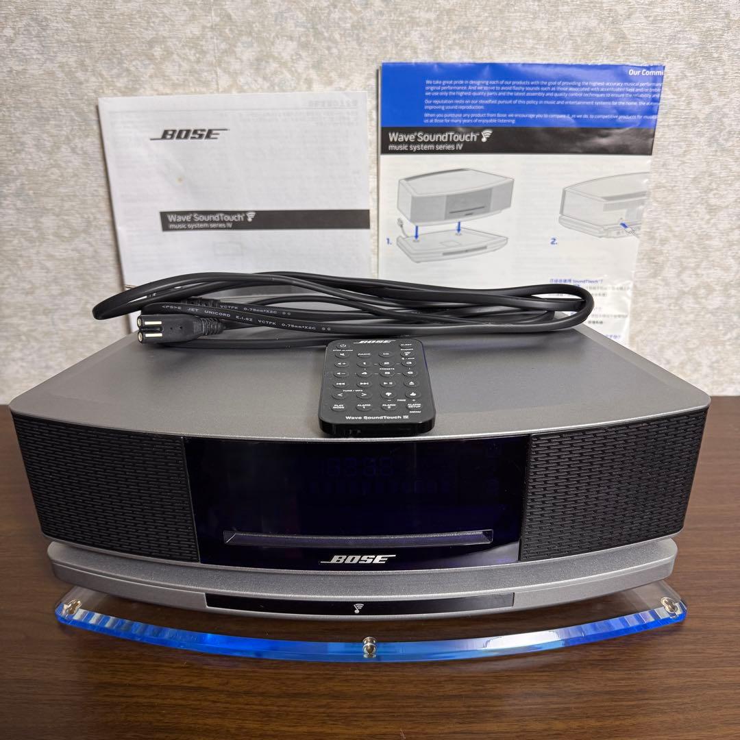 希少・限定台座付！BOSE Wave SoundTouch System IV Amazon.co.jp: Bose Wave SoundTouch music system IV CDプレーヤー