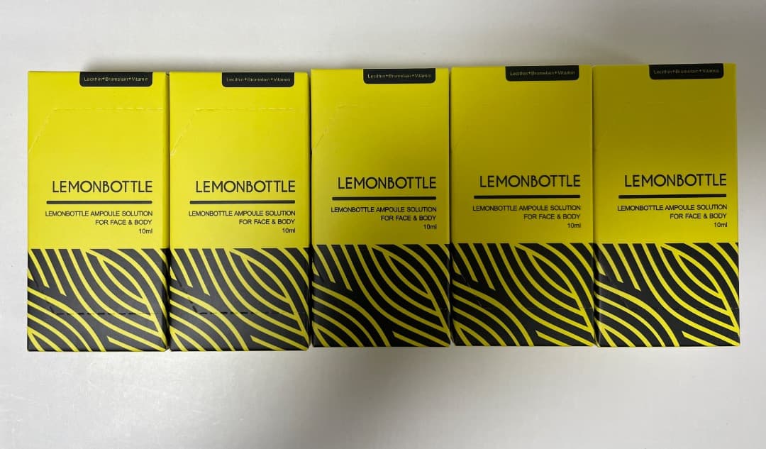 【即日発送】リピーター様　レモンボトル　10ml 5本　 ホームケア可能です。 リピ数量限定レモンボトル10ml 5本ホームケアキットプレゼント K リピ