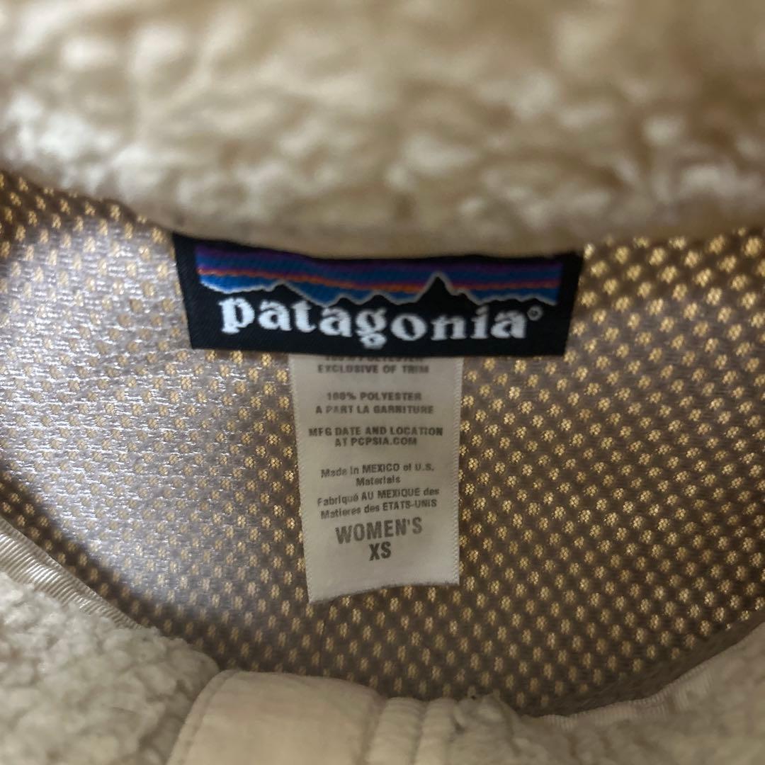 patagonia フリースベスト クリーム XS - メルカリ