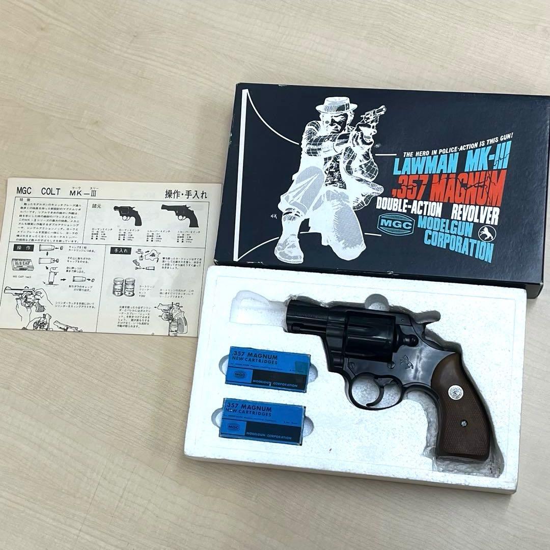 ⭐️MGC COLT LAWMAN コルトローマン MKIII モデルガン MGC] コルト ニュー ローマン MkIII 2インチ HW 発火モデルガン (未
