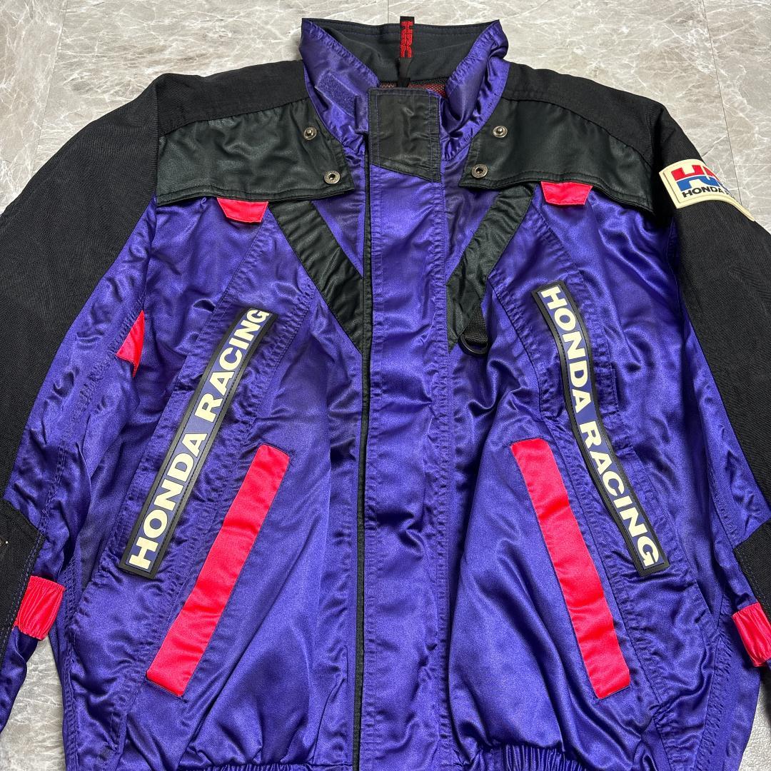 80s HRC HONDA RACING レーシング ナイロン ジャケット L - ジャケット
